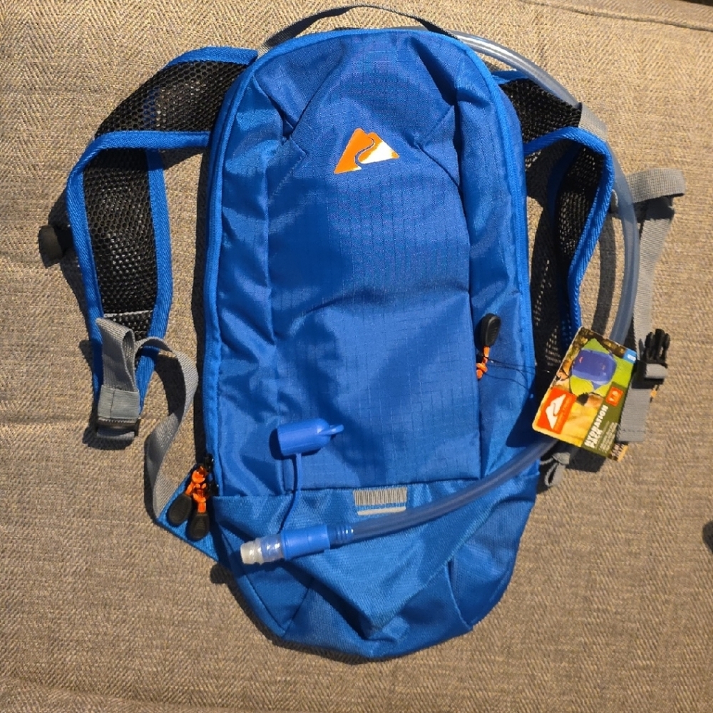 Blue Hydration Backpack